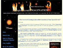 Tablet Screenshot of magicbeyondimagination.com